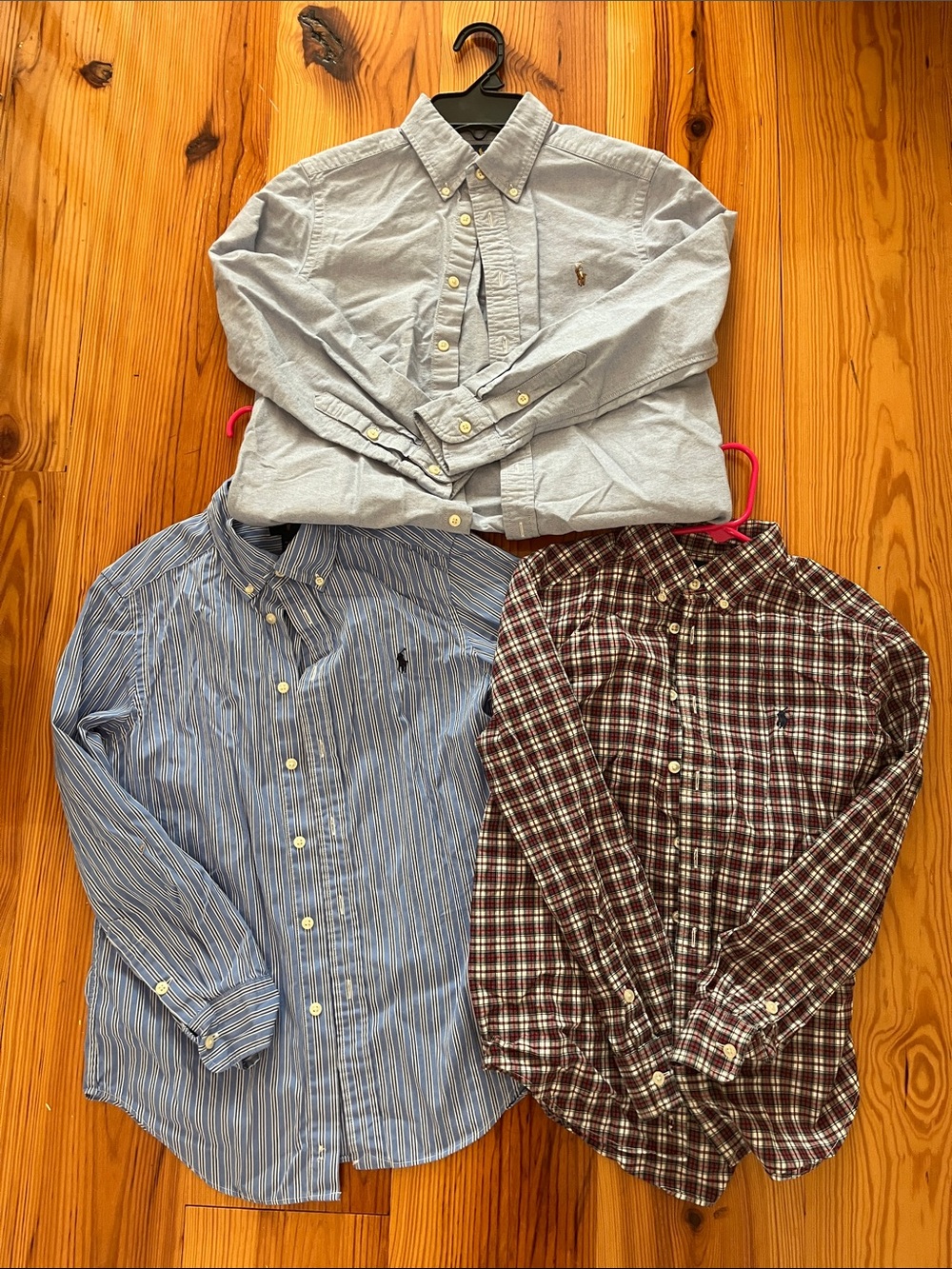Polo by Ralph Lauren Boy’s Button-Down Shirts. Three in lot!